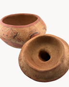 Oscar Rodolfo Mendoza Jaguar Bowl | Earthware | Hand-painted