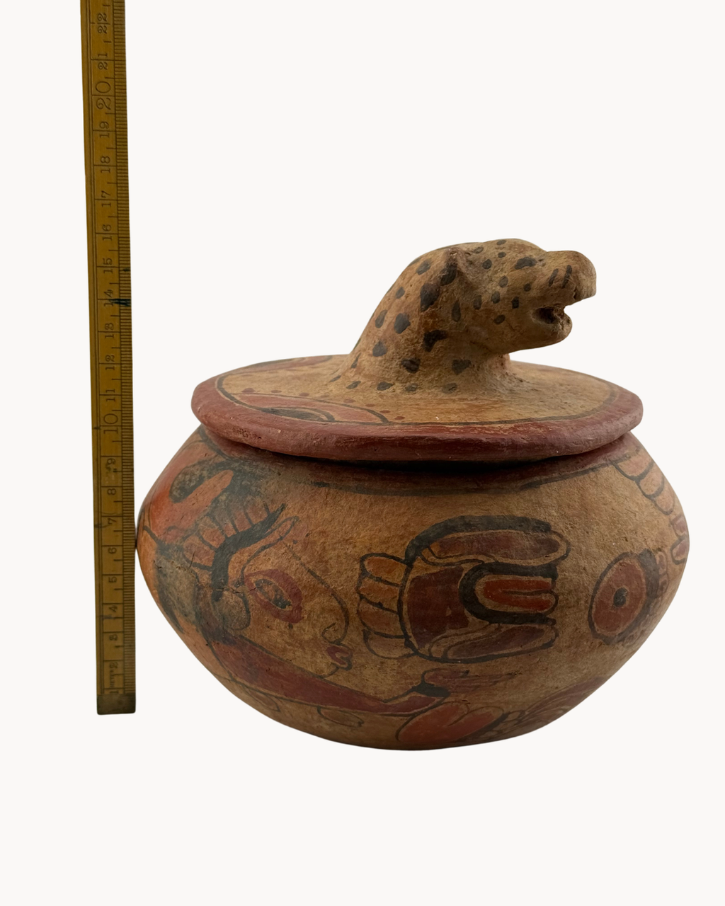Oscar Rodolfo Mendoza Jaguar Bowl | Earthware | Hand-painted
