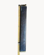 Tall Table Lighter | Leather & Brass | Manual Thumbwheel Spark