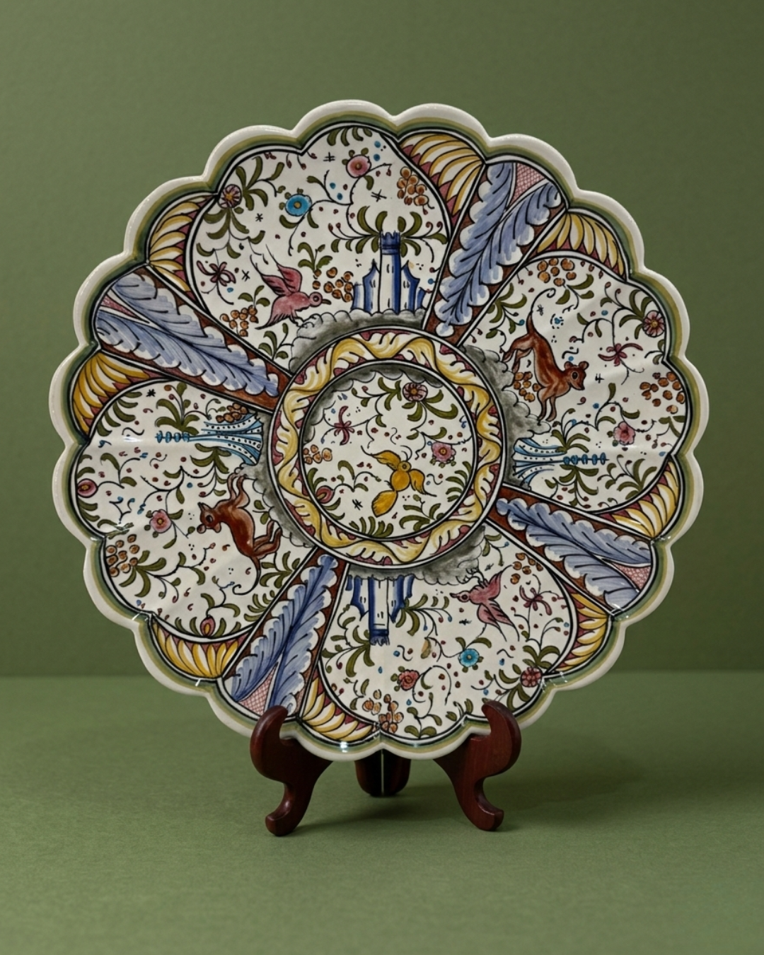 Nora Fenton Decorative Wall Plate | Ceramics | Multicoloured Portugal