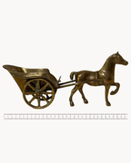 Horse and Cart from France | Brass | Gold-Coloured
